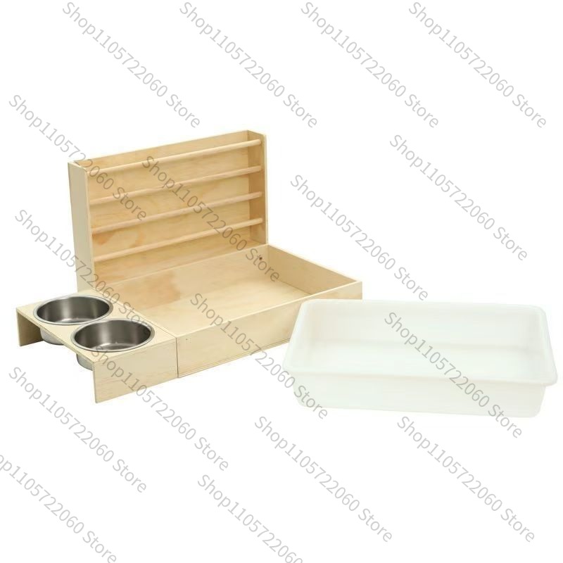 Pet Beds - Ahşap Tavşan Saman Yemliği, Minimalist Ahşap