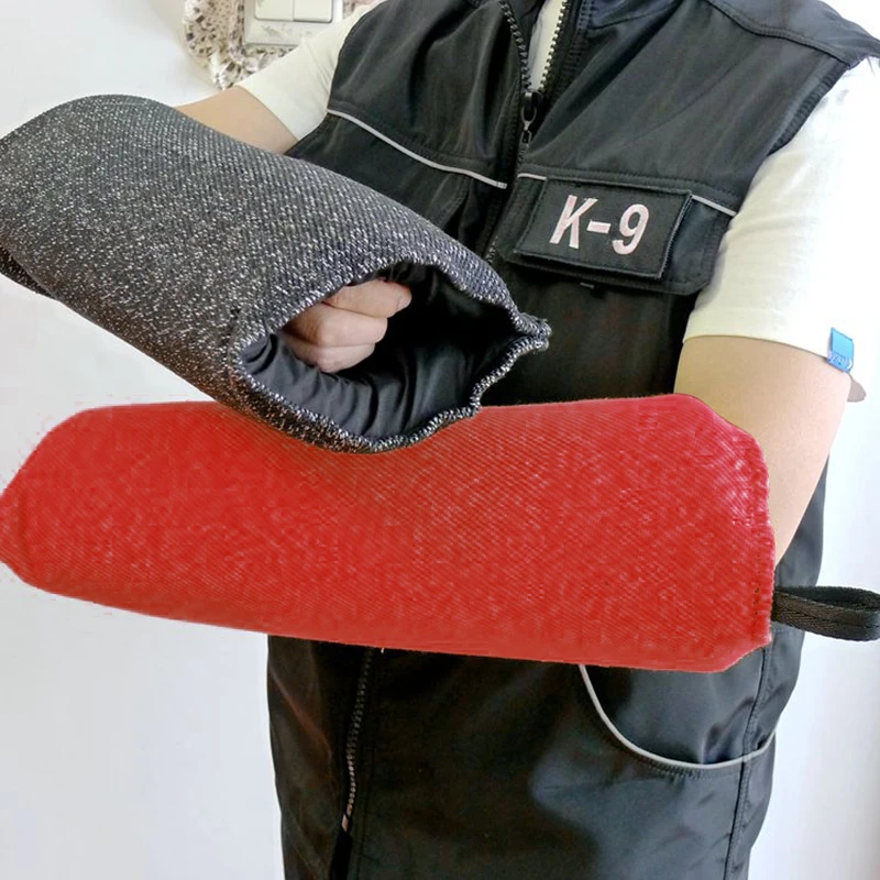 Interactive Squeaky Plush Dog Toy - Köpek Eğitim Kollu Köpek Isırma Interaktif