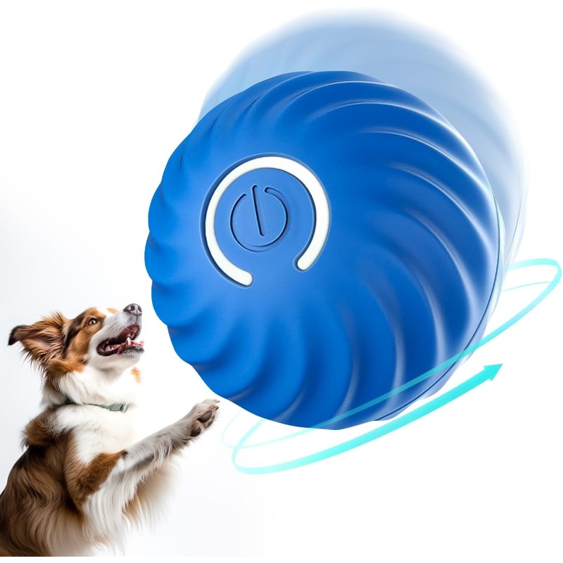 Automatic Moving Dog Ball - USB Akıllı Köpek Oyuncak Topu, Etkileşimli