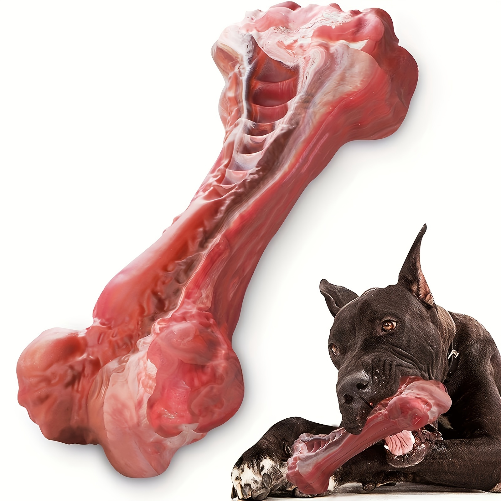 Indestructible Dog Chew Toy - Silikon Köpek Isırma Oyuncağı, Doğal Kauçuk,