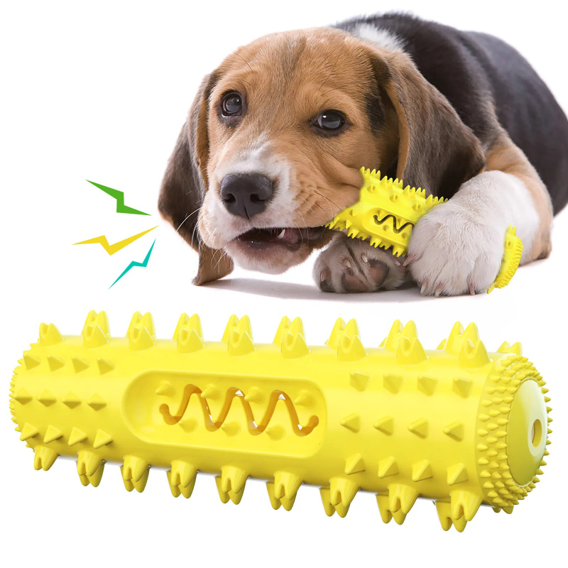 Rubber Treat Dispensing Dog Toy - Çıtırtıyan Köpek Çiğneme Oyuncağı, Diş Temizleme,