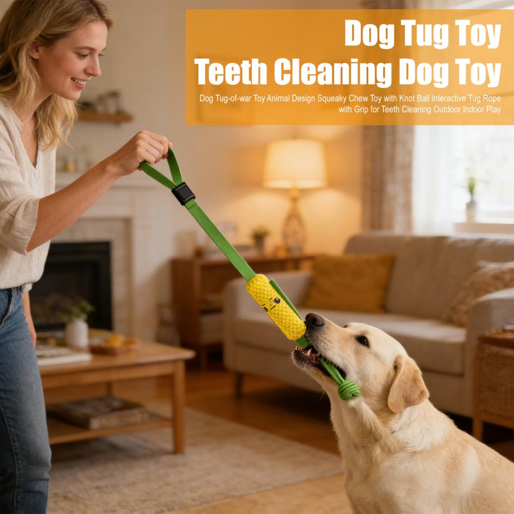 Suction Cup Dog Tug Toy - Vakumlu Tutuculu Köpek Oyuncağı: Yavru ve