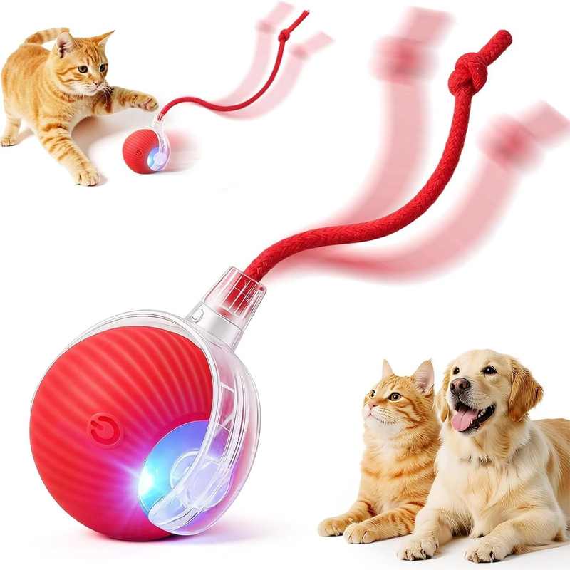 Automatic Moving Dog Ball - Yeni Köpek İnteraktif Top Oyuncağı Otomatik