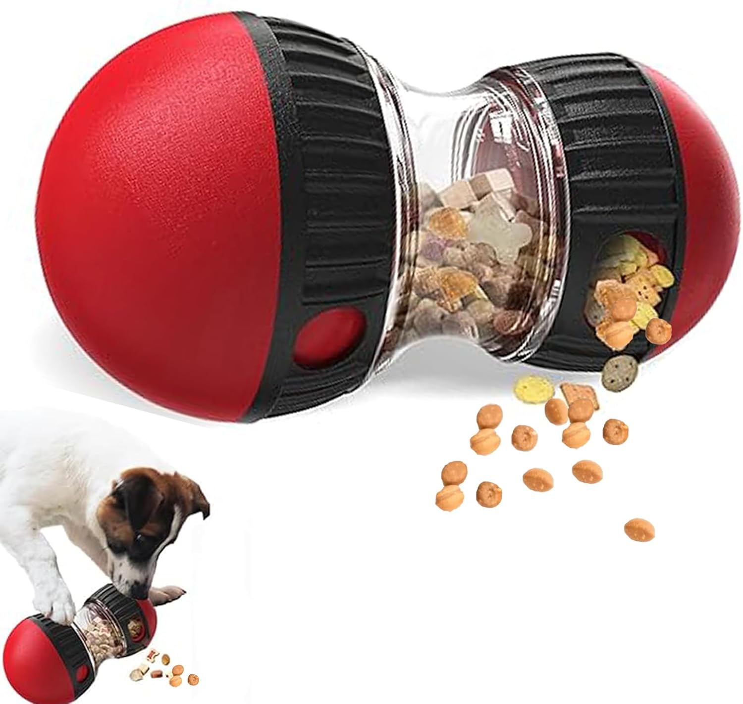 Dog Puzzle Feeder Toy - Köpek Oyuncakları ve Ayarlanabilir Yavaş Besleme