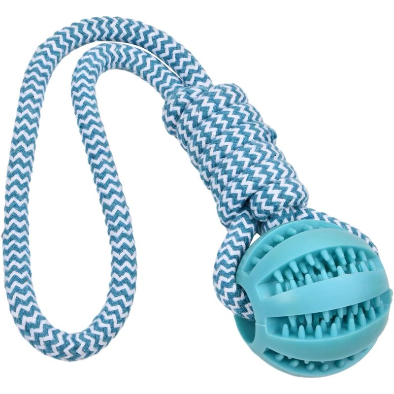 Indestructible Dog Chew Toy - Volumoon Halatlı Top - Köpeklerin Atma
