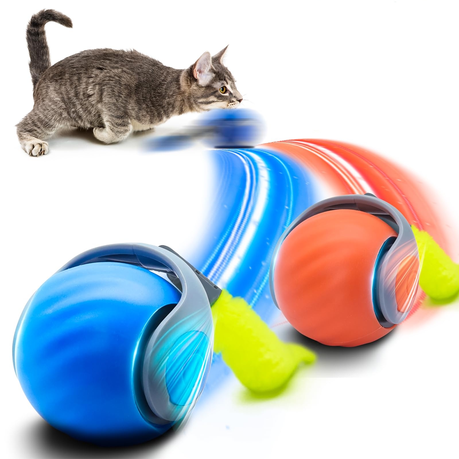 Automatic Moving Dog Ball - Kedi Interaktif Top Oyuncaklar Otomatik Yuvarlanan