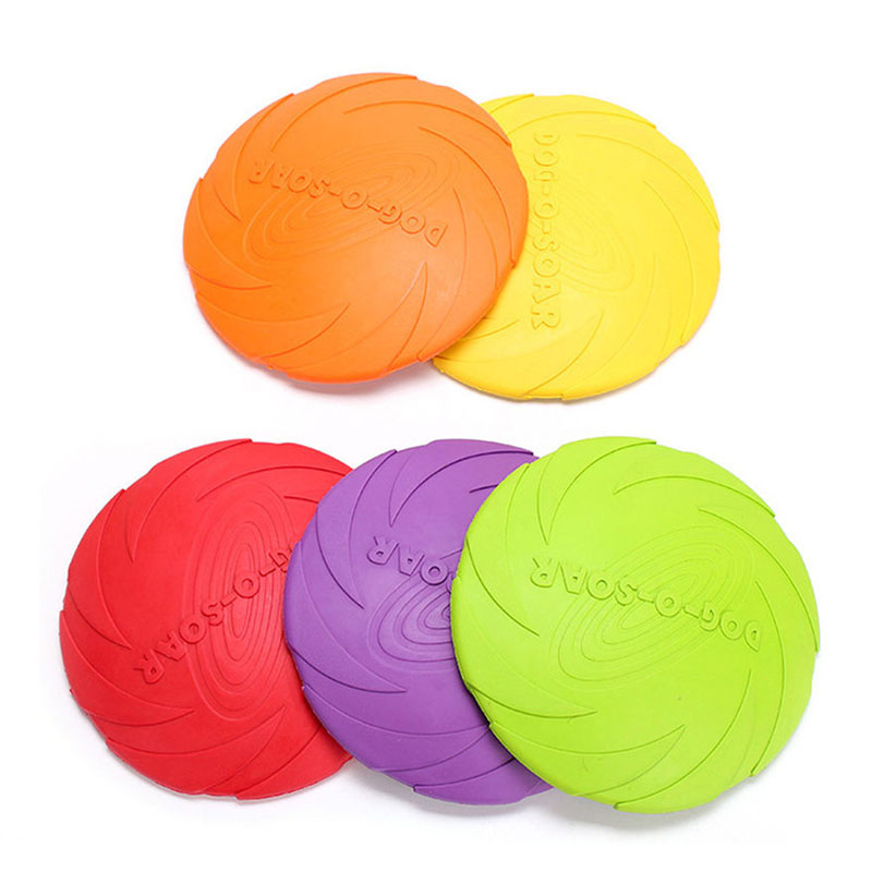 Flying Disc Dog Training Toy - Kauçuk Pet Köpek Uçan Diskler Tabak