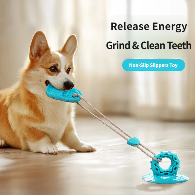 Suction Cup Dog Tug Toy - Vakumlu Köpek Çekme Oyuncağı İnteraktif Çekme