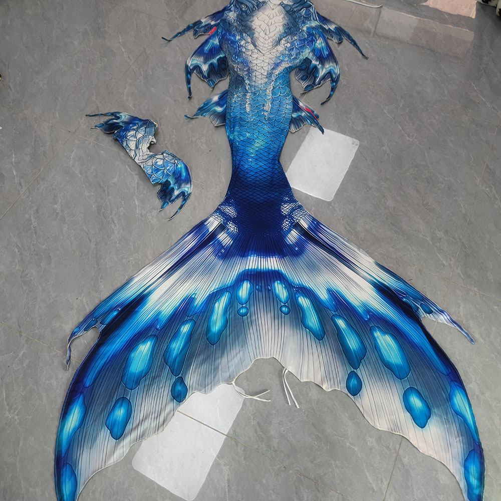 Aquarium - Orijinal Renkli Denizkızı Kuyruğu Özel Dikim