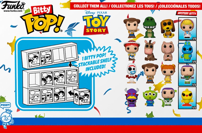Interactive Squeaky Plush Dog Toy - Funko Bitty Pop Oyuncak Hikayesi Woody