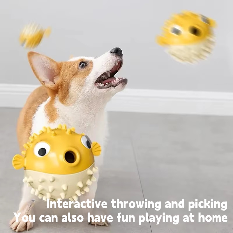 Etkileşimli, Zıplayan Balık Şe - Rubber Treat Dispensing Dog Toy incelemesi ve fiyatı