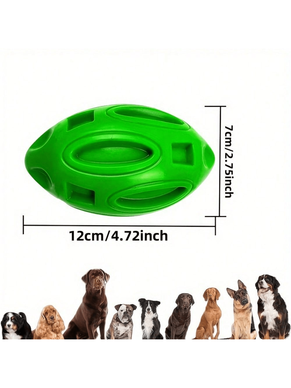 1 Adet Kırılmaz Gıcırtılı Rugb - Indestructible Dog Chew Toy incelemesi ve fiyatı