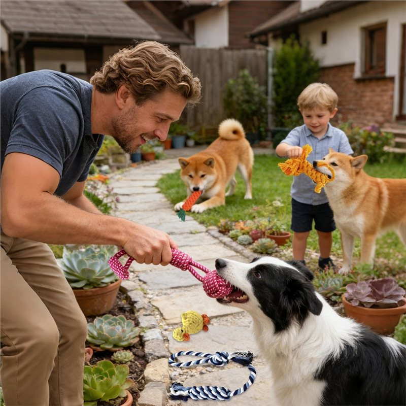 Köpekler İçin Halat 6 Parça Pa - Dog Rope Toy Aggressive Chewers incelemesi ve fiyatı
