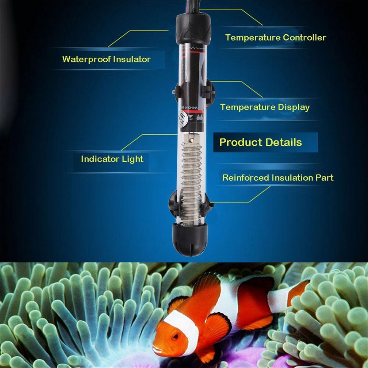 (A02R) Dalgıç Akvaryum Isıtıcı - Aquarium incelemesi ve fiyatı