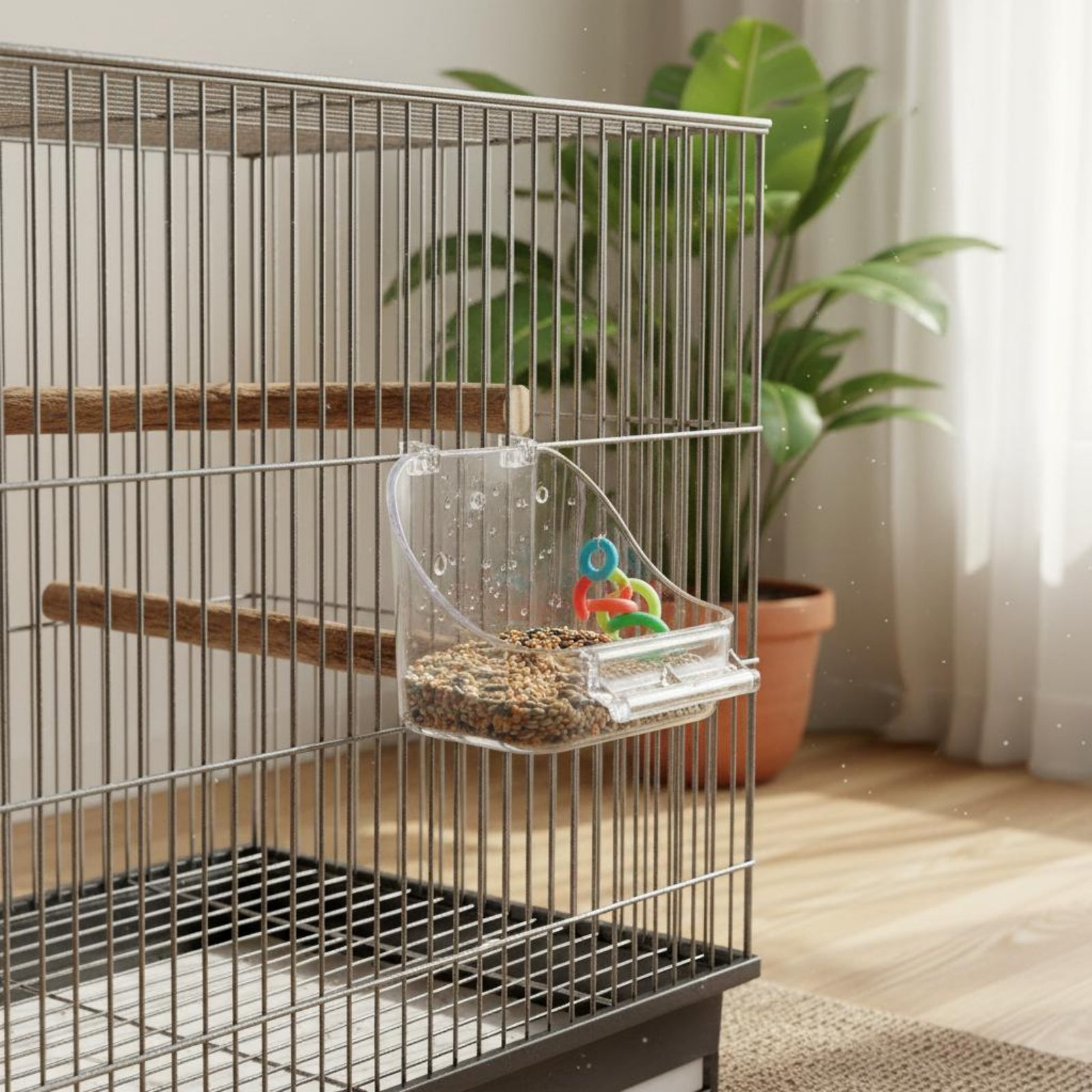 Kuş Yemliği Çıkarılabilir Muha - Pet Feeders incelemesi ve fiyatı
