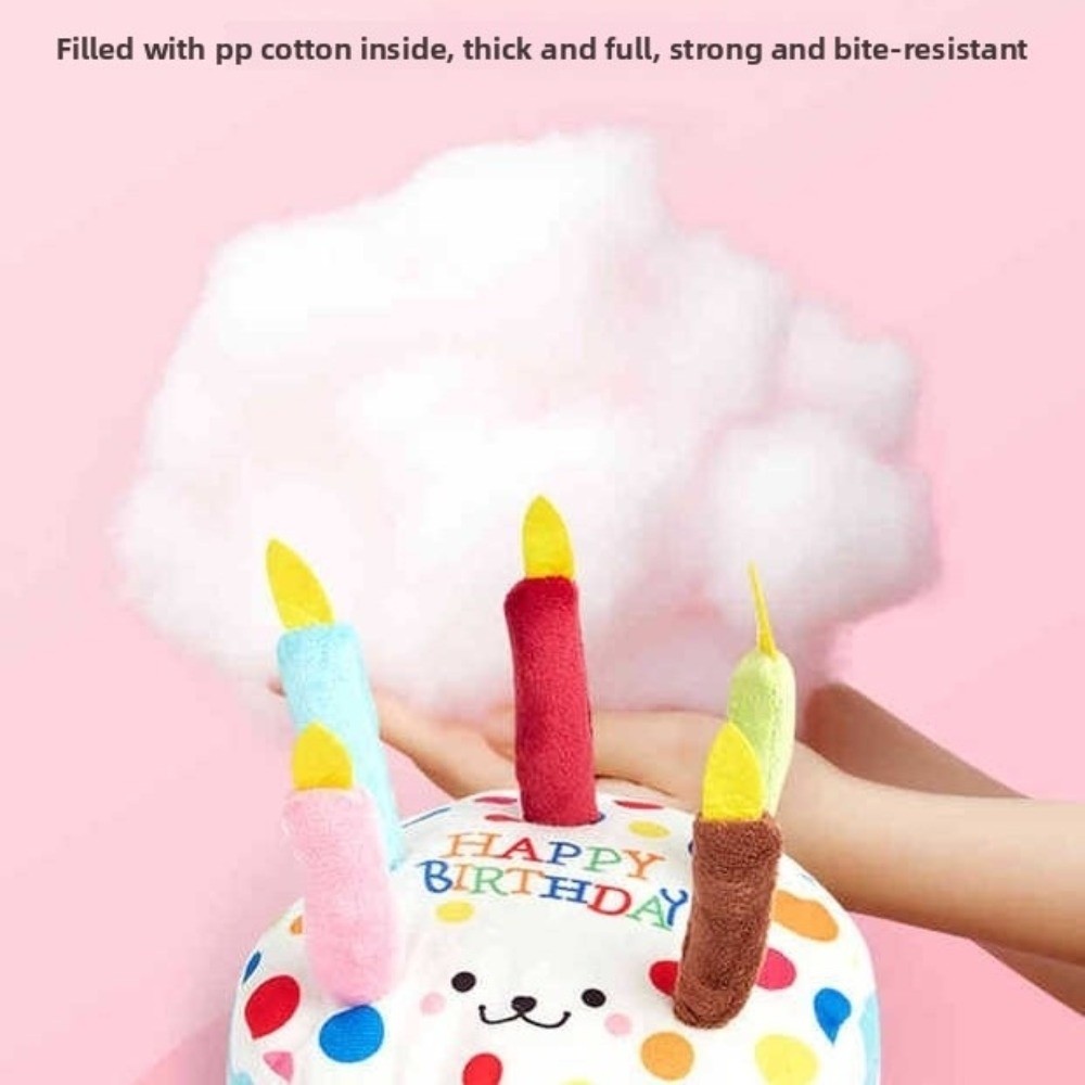 Yeni Doğum Günü Pastası Köpek  - Interactive Squeaky Plush Dog Toy incelemesi ve fiyatı