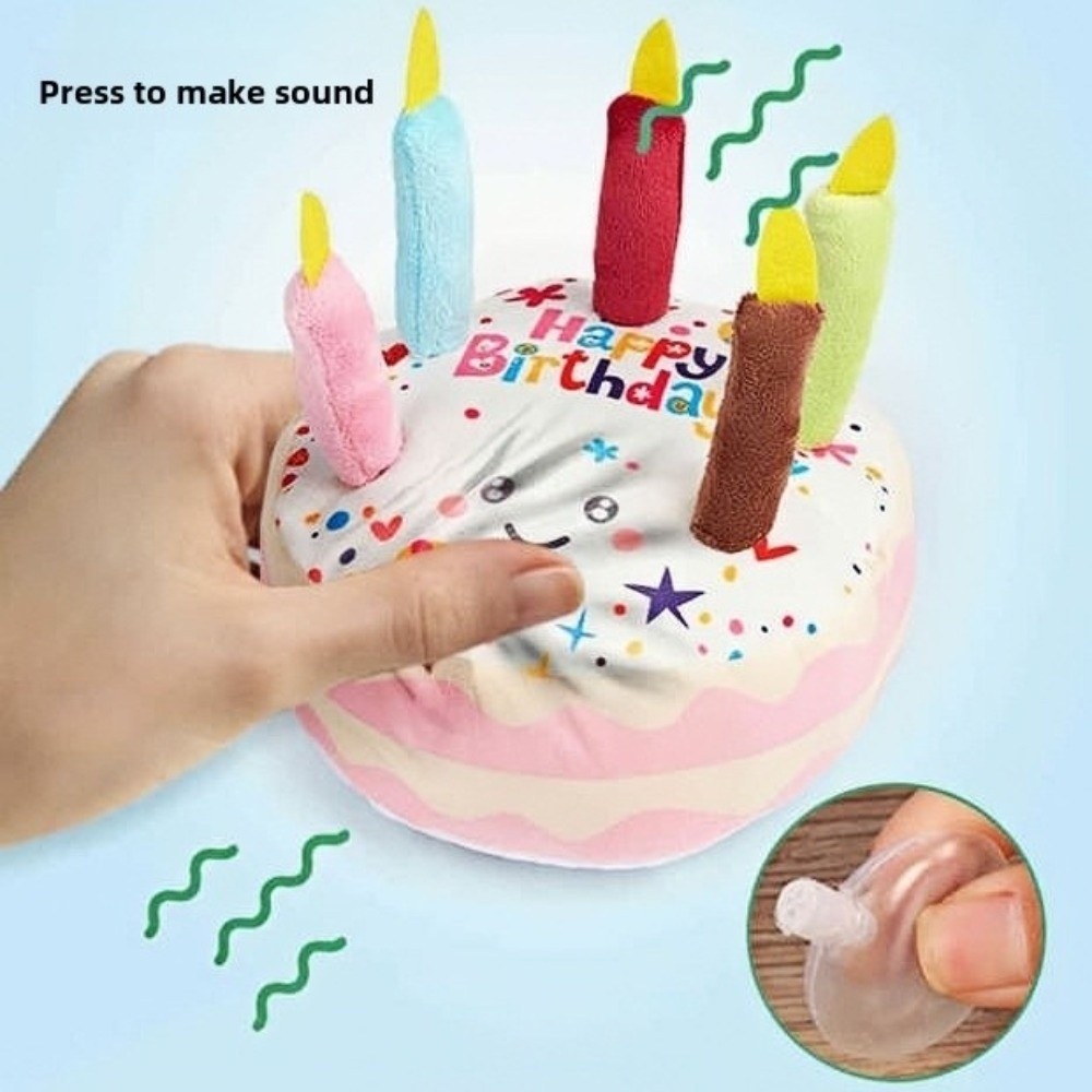 Yeni Doğum Günü Pastası Köpek  - Interactive Squeaky Plush Dog Toy incelemesi ve fiyatı