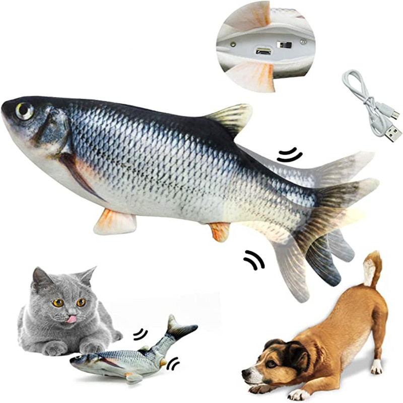 Kedi Oyuncakları Balık USB Şar - Electric Floppy Fish Dog Toy incelemesi ve fiyatı