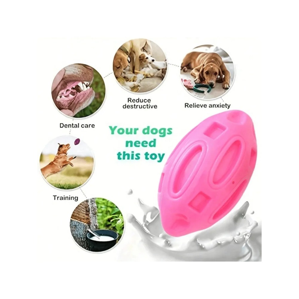 1 adet Kırılmaz Gıcırtılı Rugb - Interactive Squeaky Plush Dog Toy incelemesi ve fiyatı