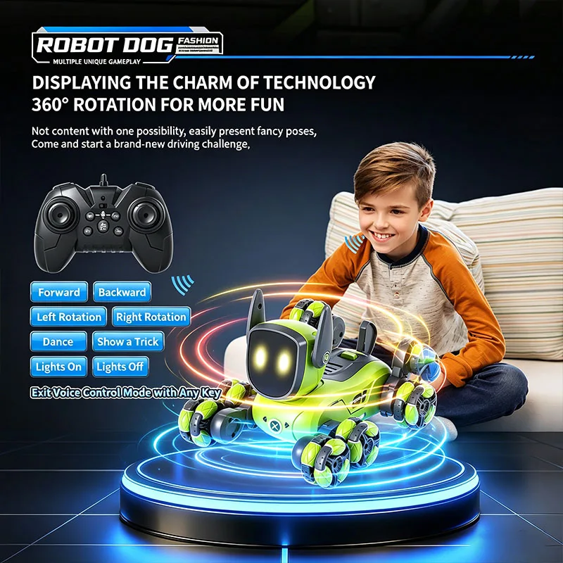 JJRC Q200 2026 RC Robot Akroba - Interactive Squeaky Plush Dog Toy incelemesi ve fiyatı