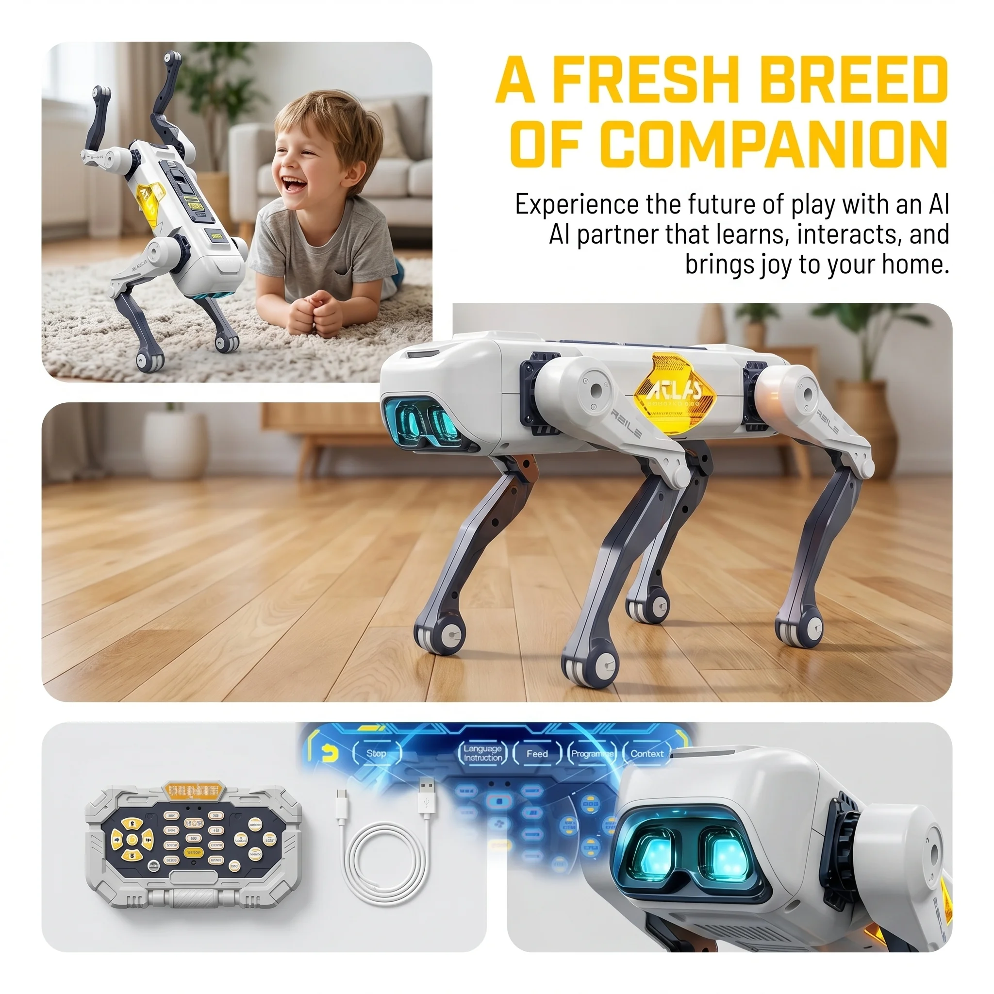 Yapay Zeka Akıllı Robot Köpek, - Dog Toys incelemesi ve fiyatı