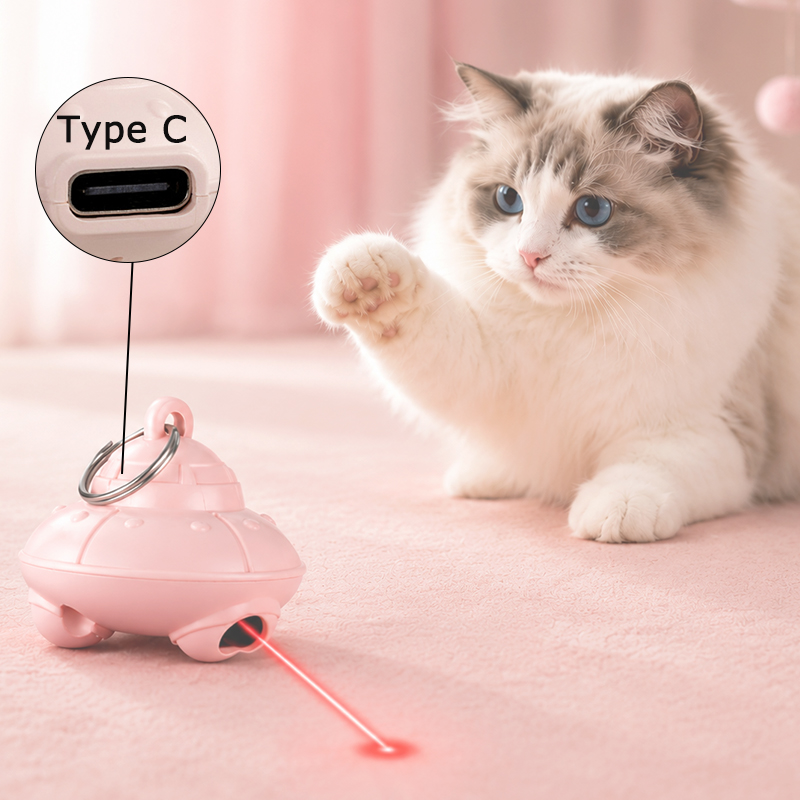 USB Şarjlı Elektrikli Kedi Laz - Laser Pointer Cat Toy Automatic incelemesi ve fiyatı