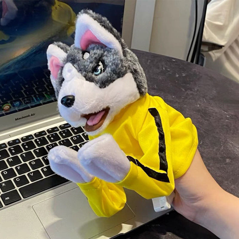 Çocuk Kung Fu Husky Eldiven Oy - Interactive Squeaky Plush Dog Toy incelemesi ve fiyatı